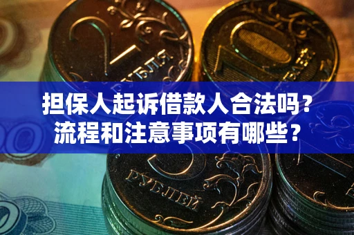 北京担保人起诉借款人合法吗？流程和注意事项有哪些？