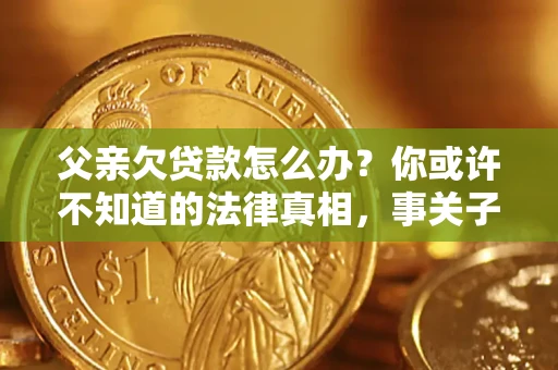 北京父亲欠贷款怎么办？你或许不知道的法律真相，事关子女未来
