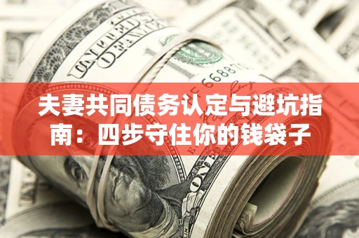 北京夫妻共同债务认定与避坑指南：四步守住你的钱袋子